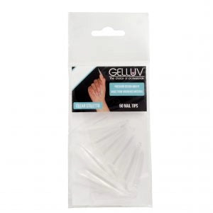 Gelluv clear Stiletto tips 50pk - Size 7
