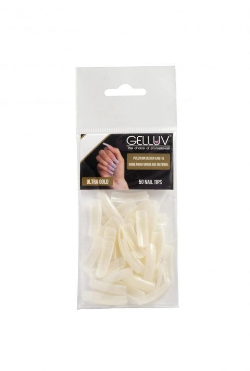 Gelluv Ultra Gold Nail Tips 50pk - Size 4
